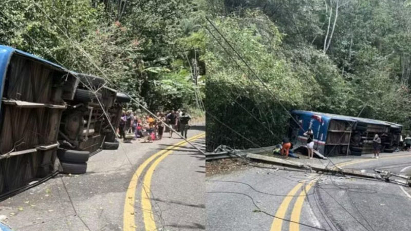 TERÇA DE LUTO: Acidente com ônibus, que levava 46 idosos, deixa várias vítimas, dentro de….v3ja mais