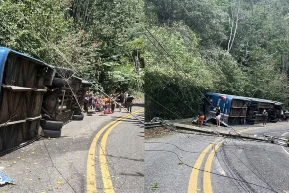 TERÇA DE LUTO: Acidente com ônibus, que levava 46 idosos, deixa várias vítimas, dentro de….v3ja mais