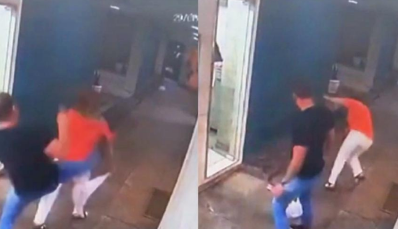 Idosa leva chut3 de mot0rista de aplicativ0 e tudo é gravad0 por câmera de… Ver mais