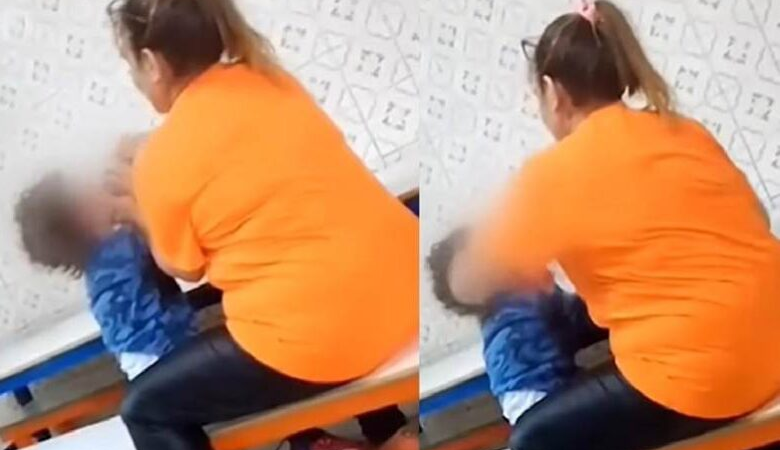 Dona de creche é FLAGRAD4 AGR£DlND0 menino de 2 anos por não comer, ele acabou m.. Ver mais