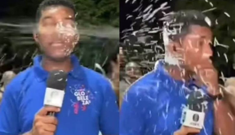 Repórter é agredid0 ao vivo em carnaval no RJ, ele acabou sofrendo um c… Ver mais