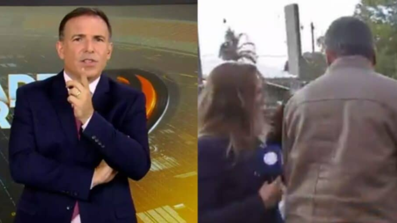 Após Empurrar Repórter Da Record, Jornalista é cru3lmente agred… Ver Mais